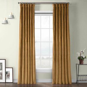 Velvet Curtains 50” W x 108” L, 6 Panels